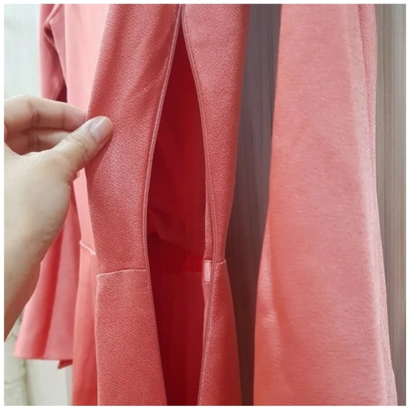 $724 ALEXIS “Raine” Flared Satin Jumpsuit in Rose Madder - Picture 14 of 16